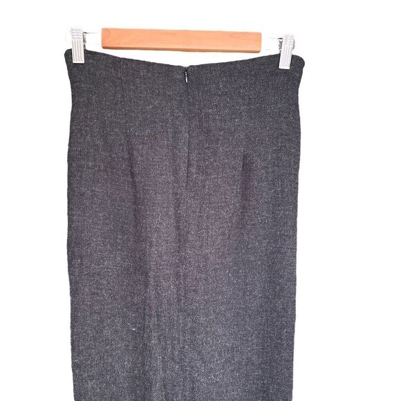 Zara - NWOT Knotted Gray Knit Skirt Sz Small - Picture 5 of 7